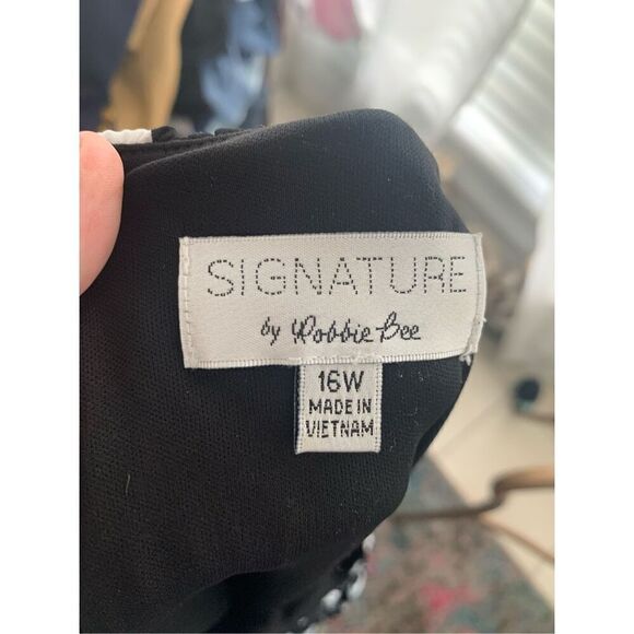 Signature Robbie Bee Womens Shift Dress Polka Dot - Picture 4 of 8